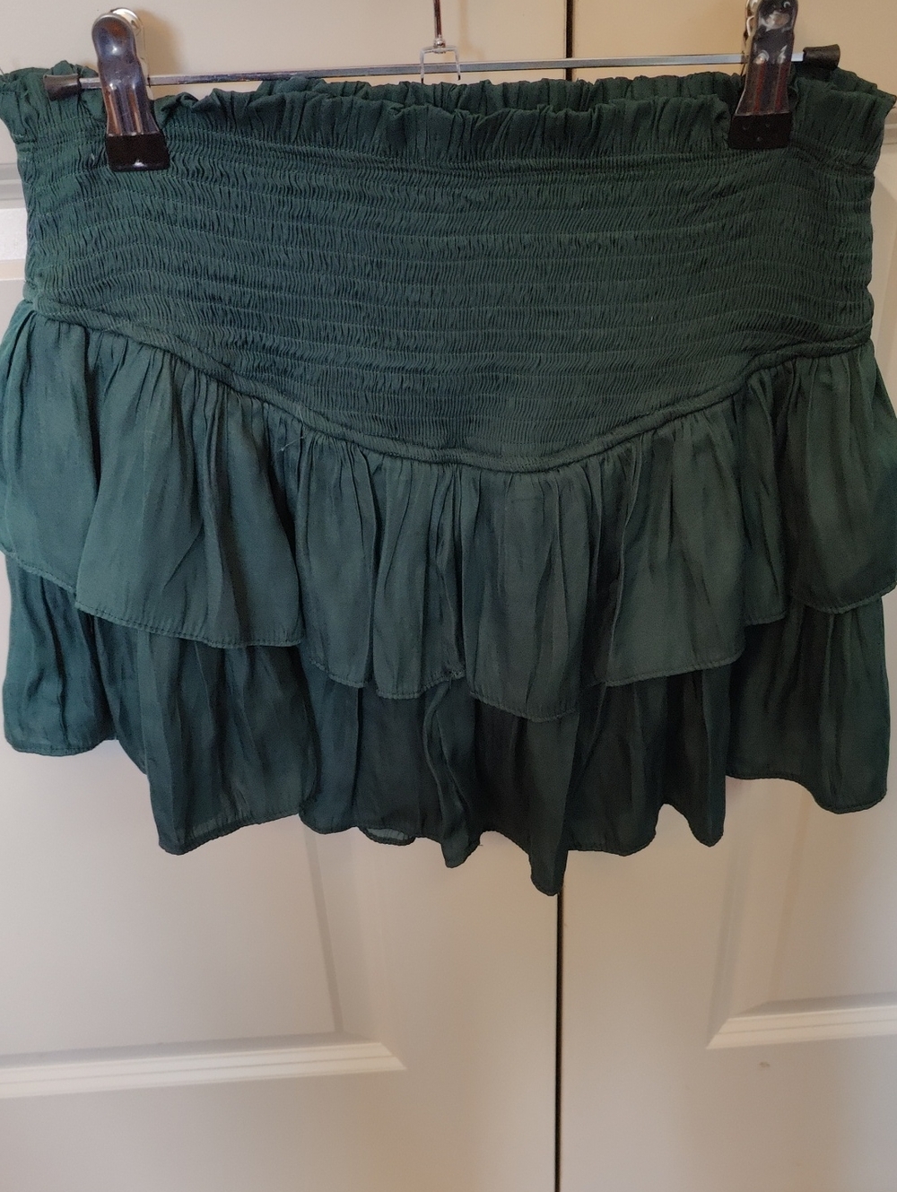 Mustard Seed Green Mini Skirt S
